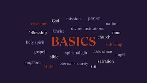 Basics 27: Divine Institutions