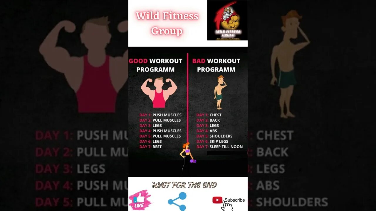 🔥Good vs bad workout program🔥#shorts🔥#wildfitnessgroup🔥11 April 2022🔥