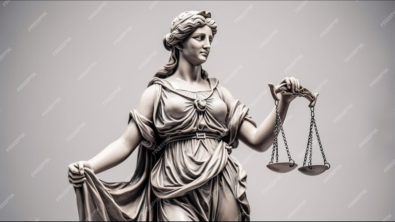 Lady Justice, Jew Dyke Crack Whore Blood Sacrificing Children