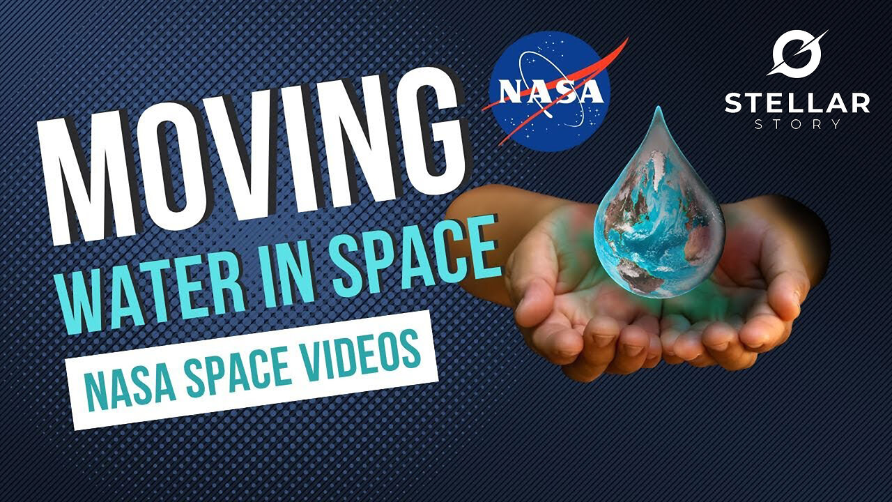 Moving Water in Space - 8K Ultra HD