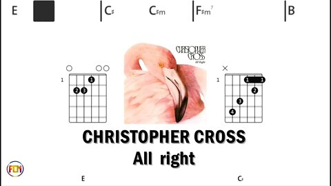 CHRISTOPHER CROSS All right - (Chords & Lyrics like a Karaoke) HD