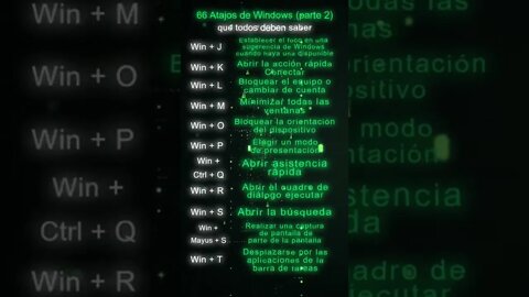 66 Atajos de teclado con la tecla Windows P2