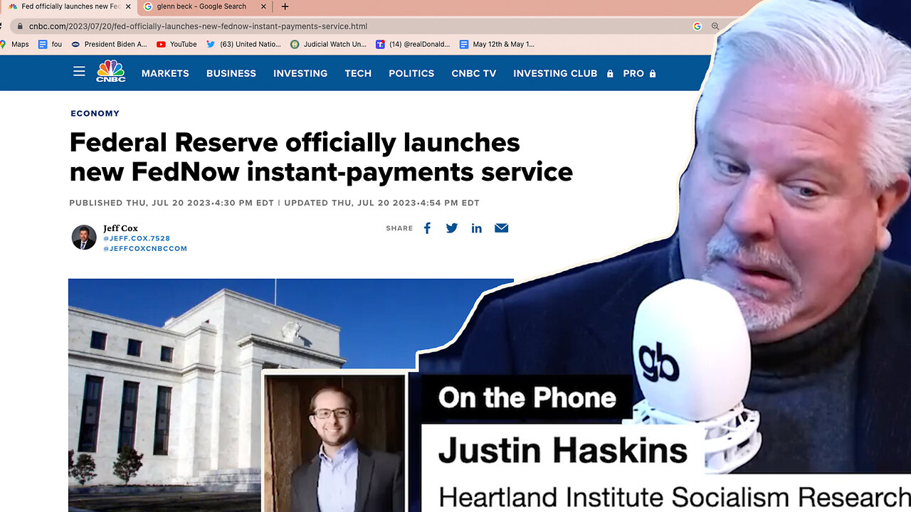 FedNow | July 20th 2023, Federal Reserve Officially Launches New FedNow Instant-Payments Service!!! Is FedNow the Same As CBDCs? "Now They Are Claiming That This Is the Alternative to CBDC." - Glenn Beck