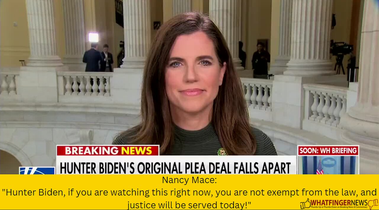 Nancy Mace: "Hunter Biden, if you are watching this right now, you are not exempt from the law