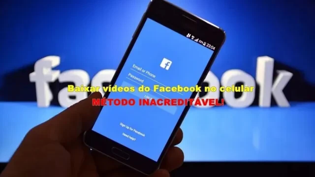 DOWNLOAD de VÍDEOS do FACEBOOK no CELULAR