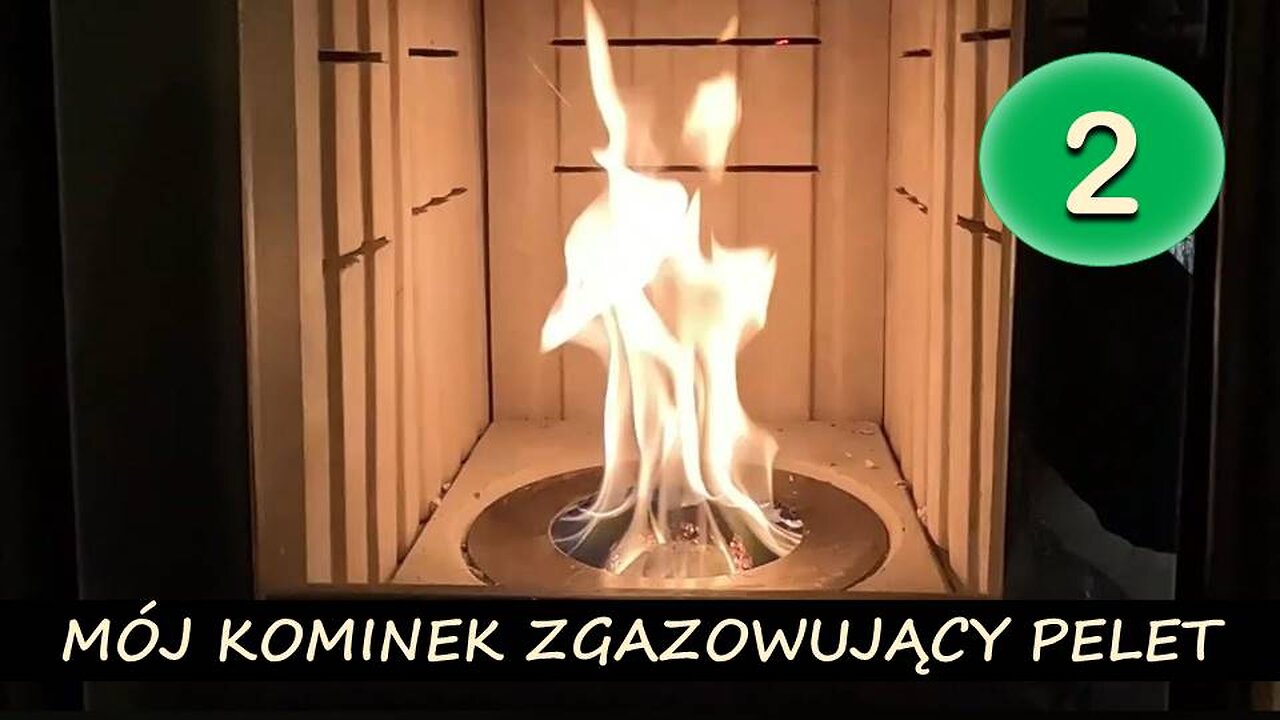 Mój kominek na gaz drzewny z pelletu - część 2