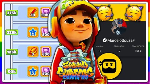 Subway Surfers Chang'an | 1 ano de Dlive | Recorde com Jake Star