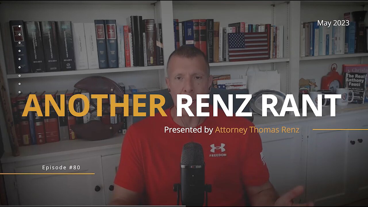 Tom Renz | Support the GOP Base, Defund the Government