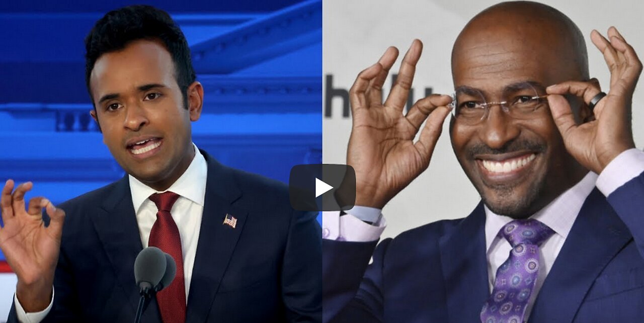 Vivek Ramaswamy tells CNN's Van Jones to 'shut the f*** up' at TPUSA event