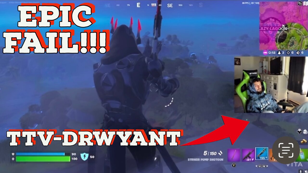 EPIC FAIL VIDEO I MADE FROM MY BUDDY’S STREAM!!!