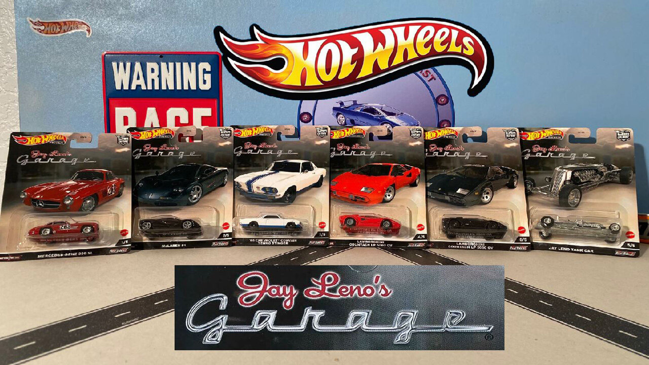 Jay Leno's Garage Premium Hot Wheels Unboxing