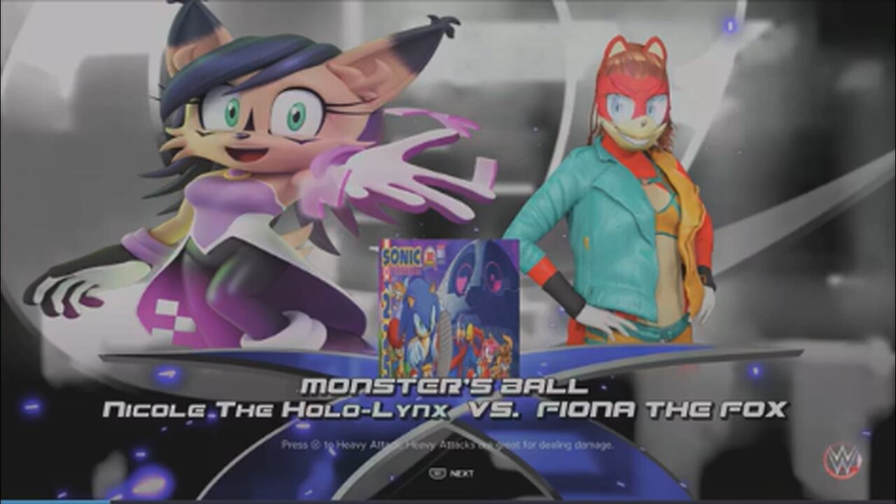 Nicole The Holo-Lynx Vs. Fiona Fox In Monster's Ball