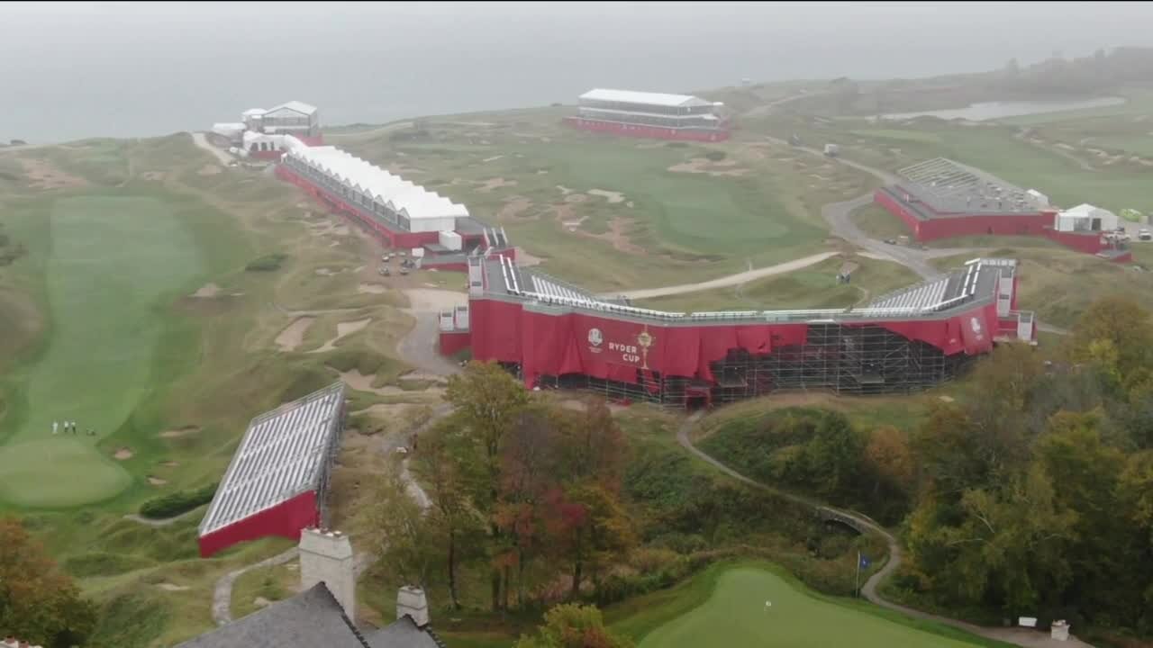 Crews still working to clean up Whistling Straits after Ryder Cup
