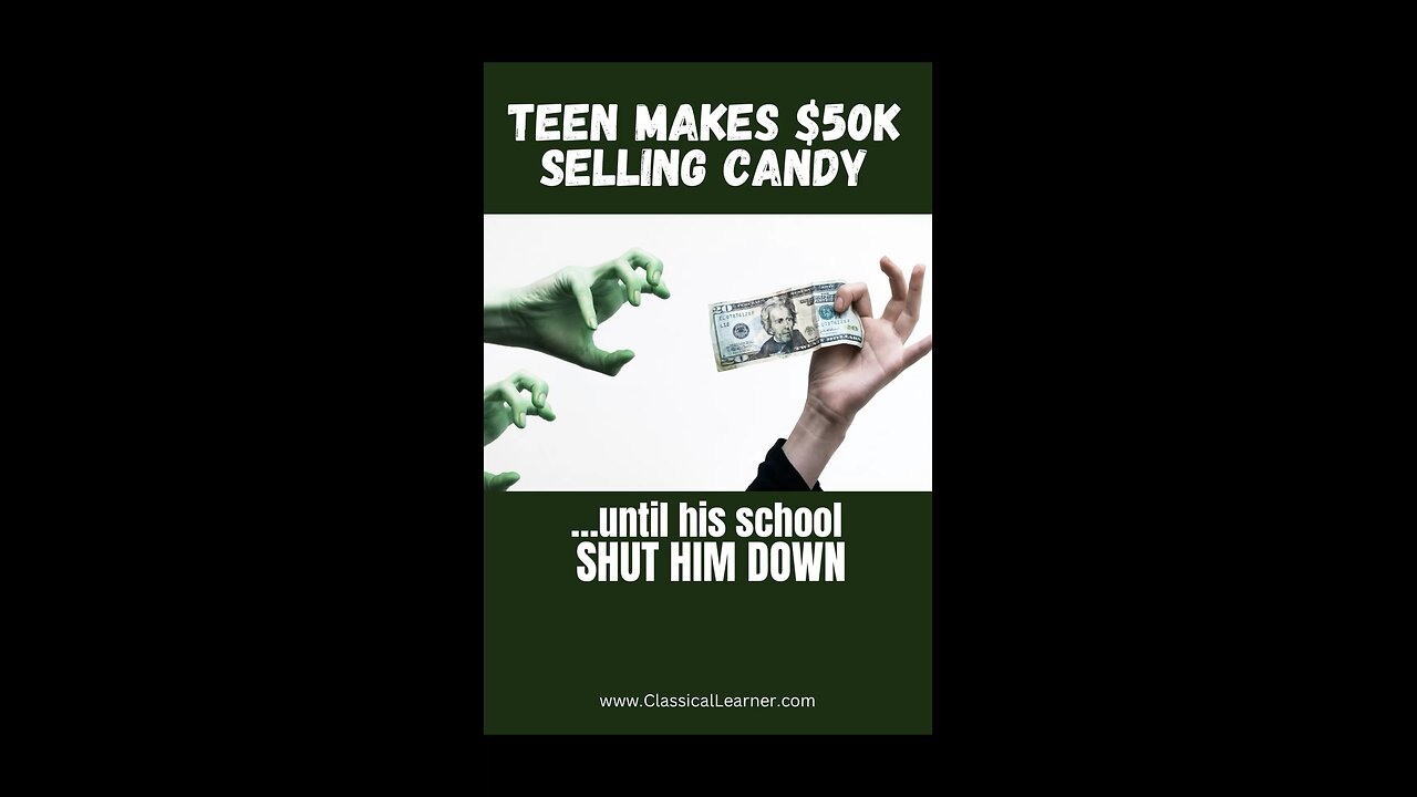 Teen Makes $50k Selling Candy.. Until his school SHUT HIM DOWN