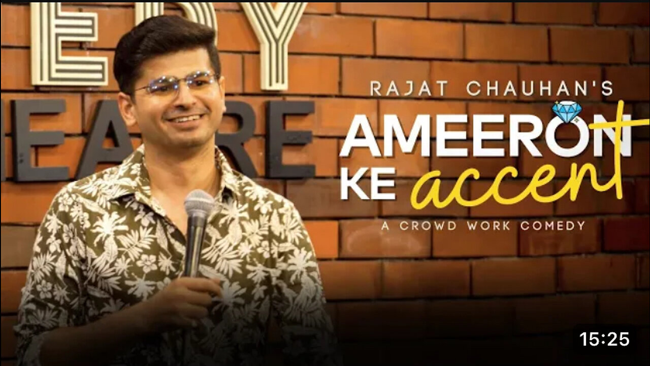 Ameero ka Accent | CrowdWork | Standup comedy by Rajat Chauhan