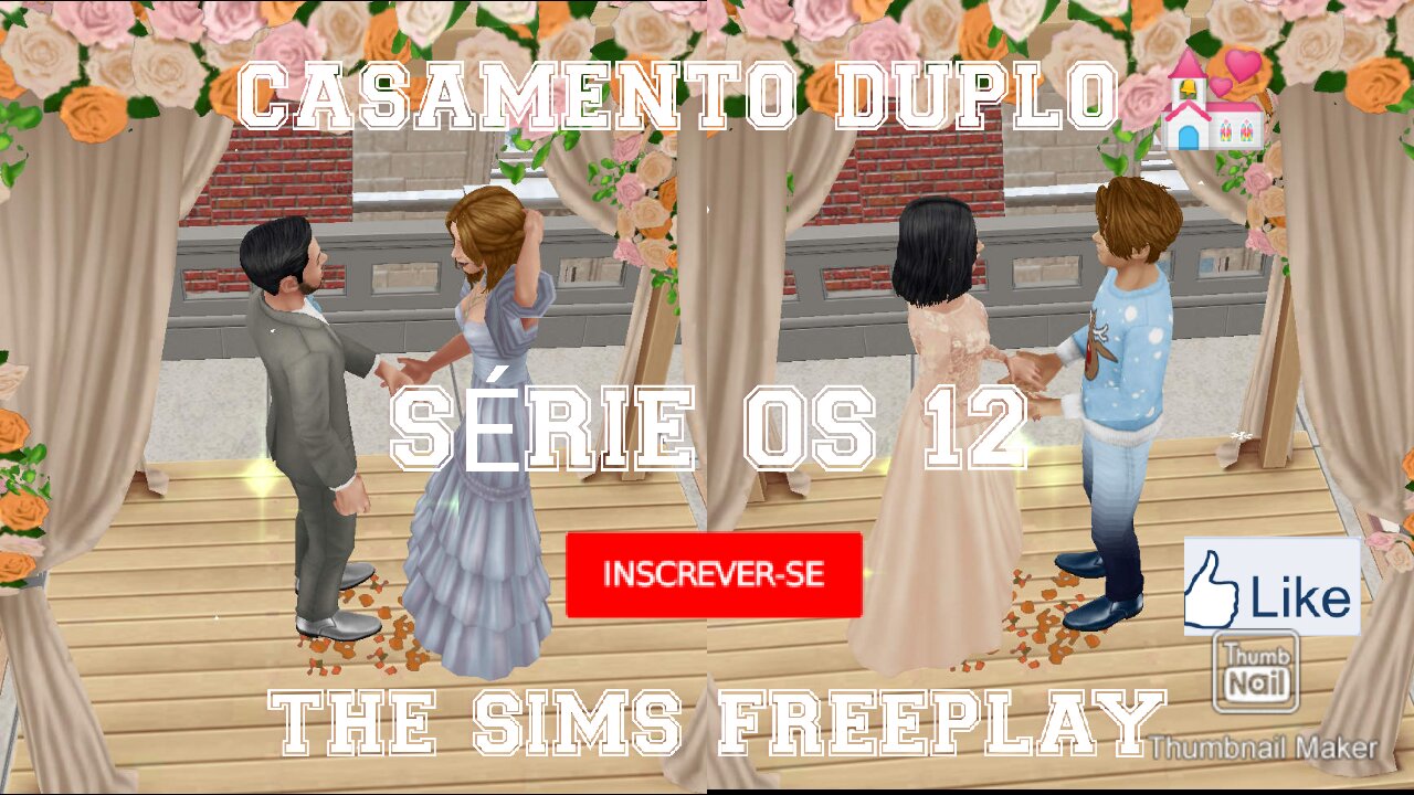 SÉRIE OS 12 ESPECIAL NATAL CASAMENTO DUPLO 💒 THE SIMS FREEPLAY