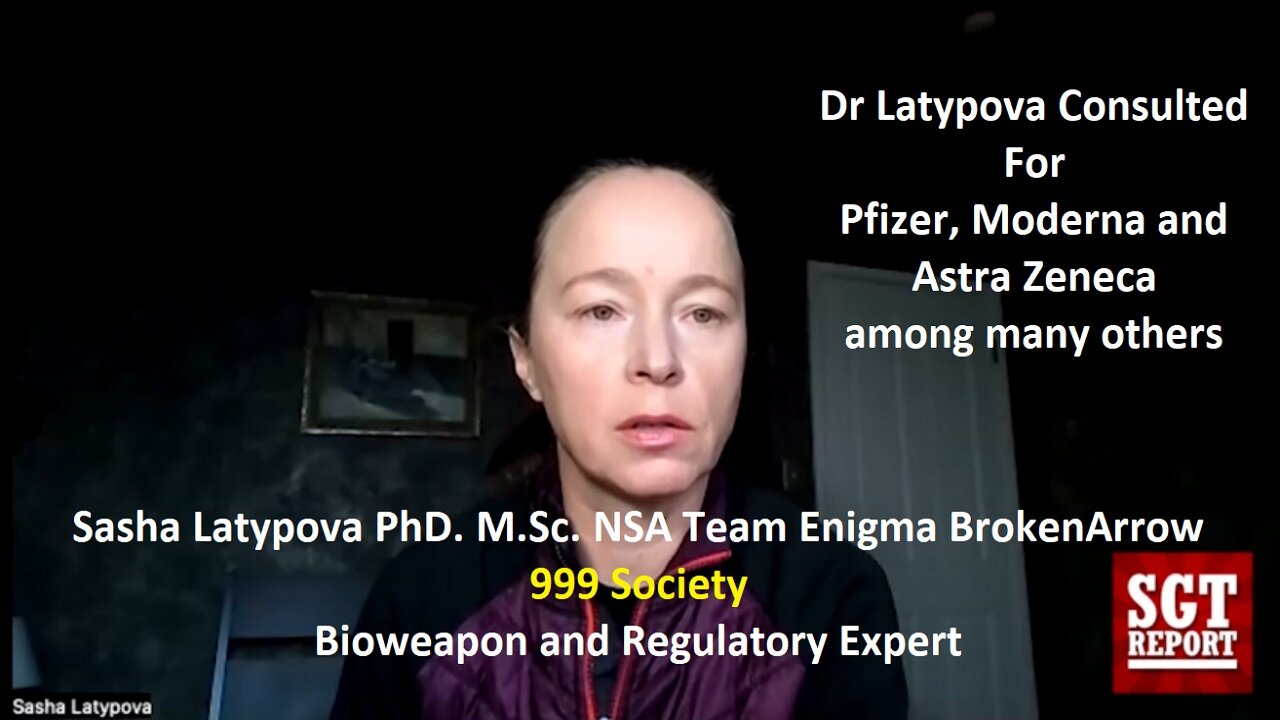 THE GREAT CULLING CONTINUES - Sasha Latypova PhD. M.Sc. NSA Team Enigma BrokenArrow 999 Society