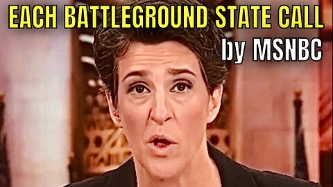 MSNBC PAINSTAKINGLY calls ALL the Battleground States FOR Trump Nov. 2024! 😂🤣