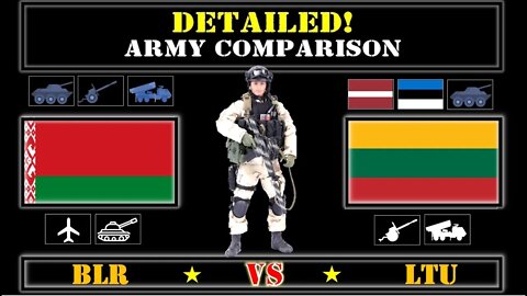 Belarus VS Lithuania 🇧🇾 Latvia Estonia Military Power Comparison 2021 🇱🇹,✈ Army 2021