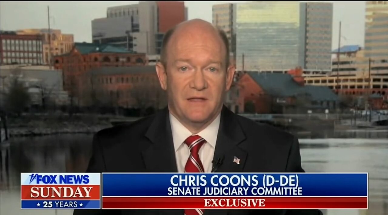 Dem Sen Coons EXCUSES Chuck Schumer For Threatening SCOTUS Justice's