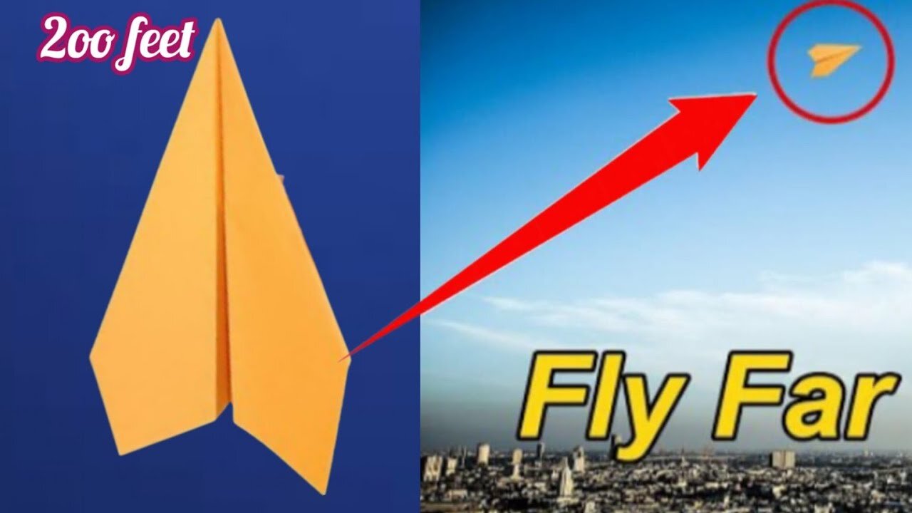 Make the Best Paper Airplane - How to Fold Venom Flies Over 200 Feet / Paper Plane Fly Long Time