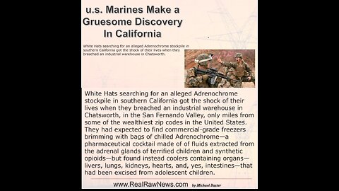 U.S. MARINES MAKE A GRUESQME DISCQVERY IN SQUTHERN CALIFQRNIA