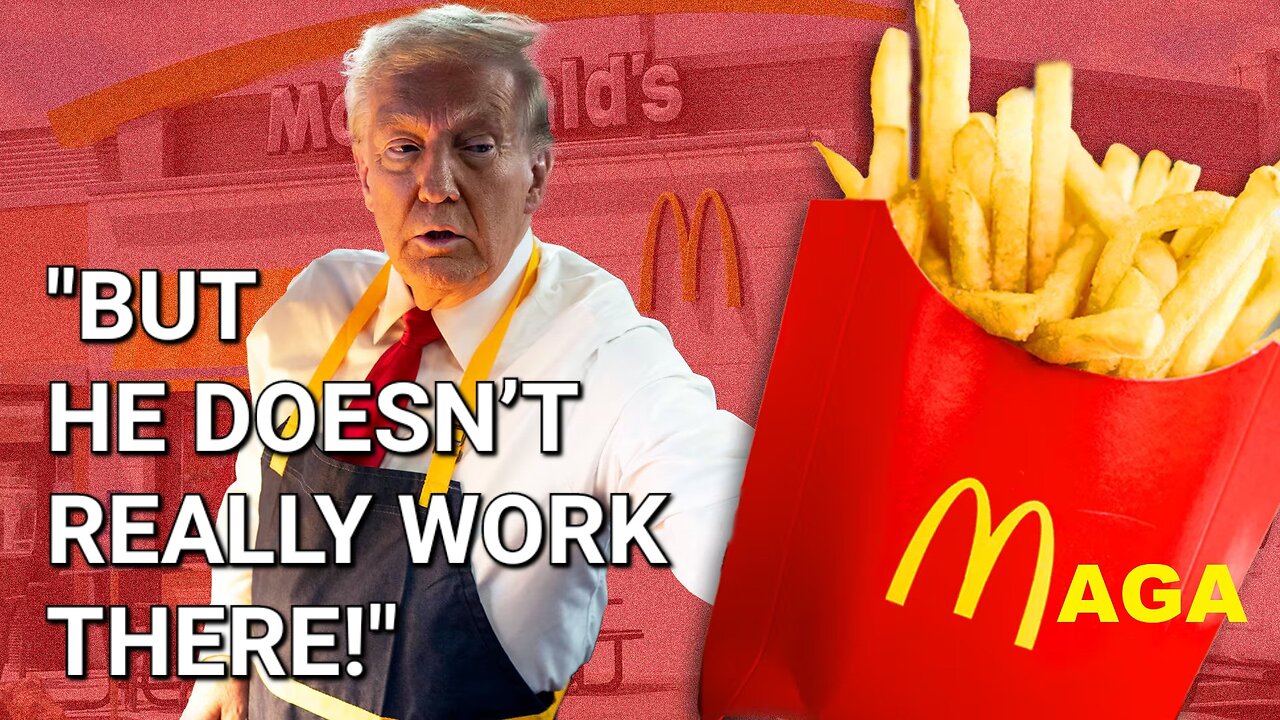 Dems Still Fried over Trump McDonald's Stunt