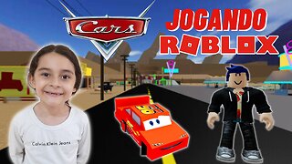 JOGANDO ROBLOX / CARROS / DISNEY CARS