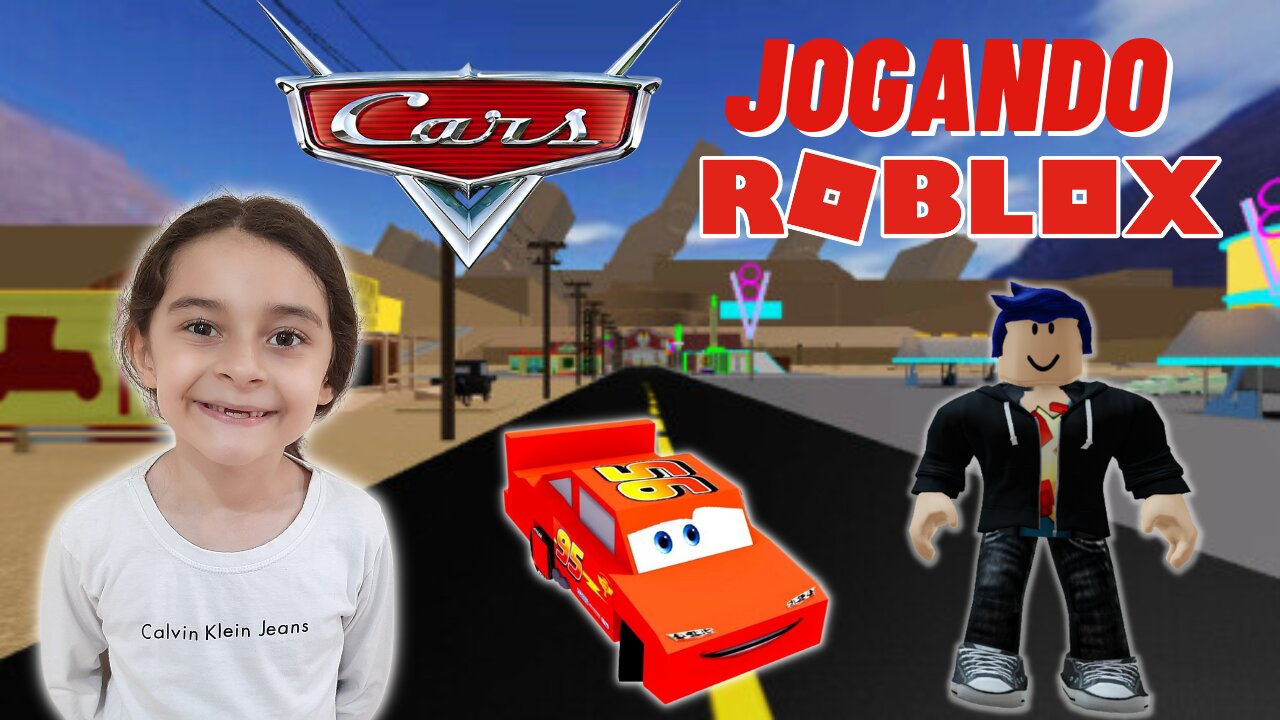 JOGANDO ROBLOX / CARROS / DISNEY CARS