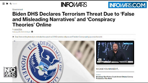 RED ALERT: DHS Says Questioning Elections is Terrorism