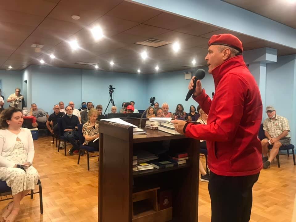 Curtis Sliwa Speaks at Queens Village Republican Club