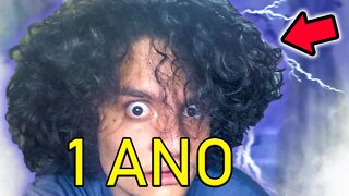 1 ANO DEIXANDO O CABELO CRESCER