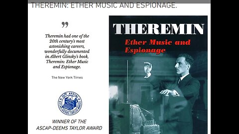 ALBERT GLINSKY : THEREMIN: ETHER MUSIC AND ESPIONAGE.