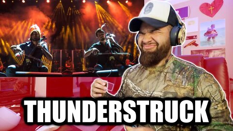 2CELLOS - THUNDERSTRUCK [ACDC COVER]- REACTION