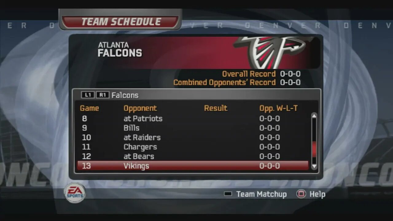 Madden 06 Round Robin Schedule Reveal