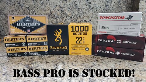 Bass Pro is STOCKED, People are Stealing Ammo from Rural King :(
