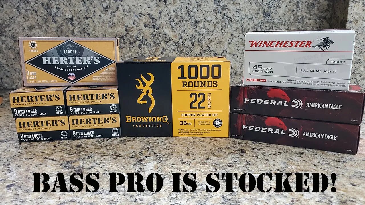 Bass Pro is STOCKED, People are Stealing Ammo from Rural King :(