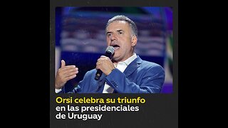 Yamandú Orsi se pronuncia tras ganar las presidenciales en Uruguay