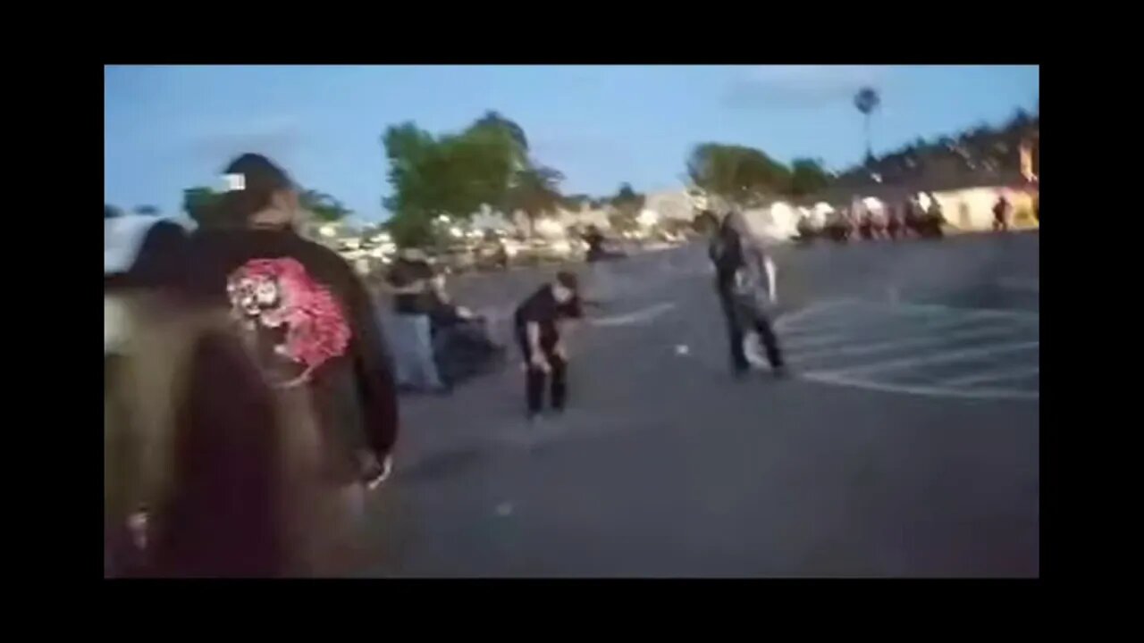 SD Sheriff shoot Female Protester Right Between the Eyes