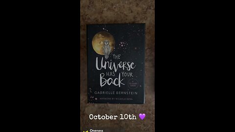 10/10/24 card: oneness