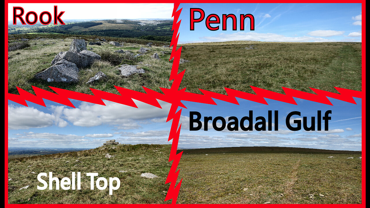 Hiking: Penn Beacon, Shell Top, Broadall Gulf (Dartmoor)