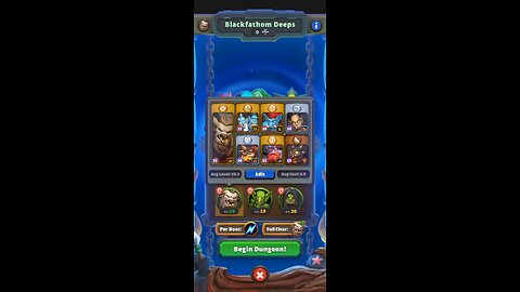 Warcraft Rumble - Blackfathom Deeps - Cairne Bloodhoof - Level 19 to 20 - Horde - July 2024
