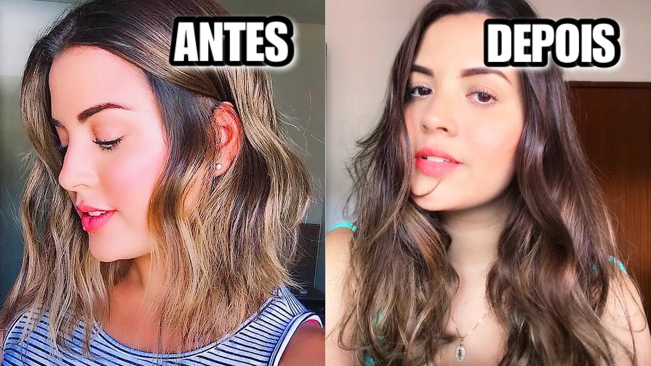 O QUE FIZ PARA O MEU CABELO CRESCER TÃO RÁPIDO?