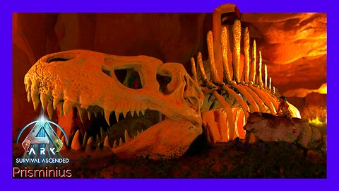 Exploring a Cave for Resources! Prisminius ep 12 #arksurvivalascended