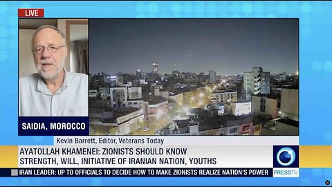 Lying Zionists Show Fake Footage of Underwhelming Attack on Iran