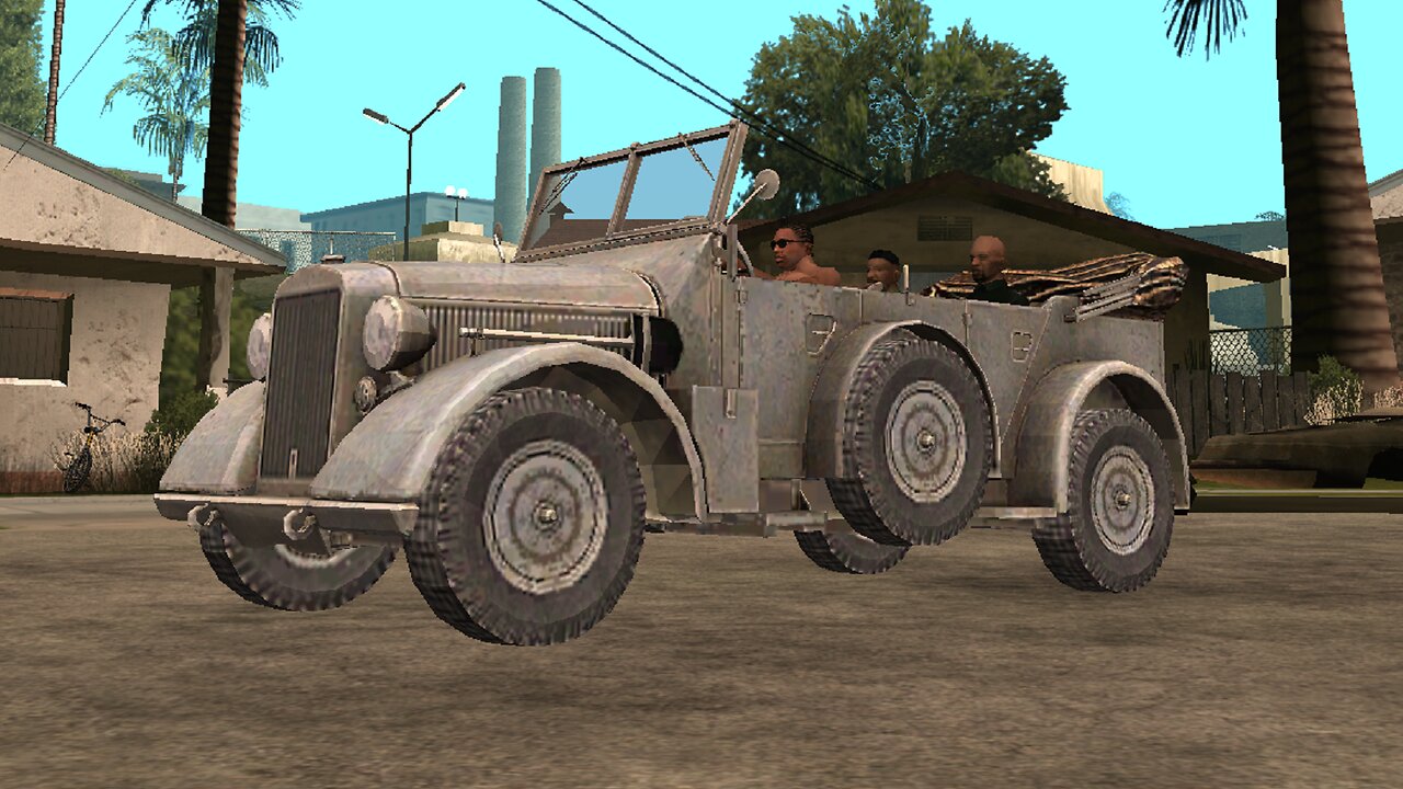 Drive By w Kfz 15 Horch ( GTA San Andreas car mod )