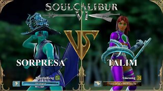 Sorpresa (AgustinRexg) VS Talim (Âmesang) (SoulCalibur™ VI: Online)