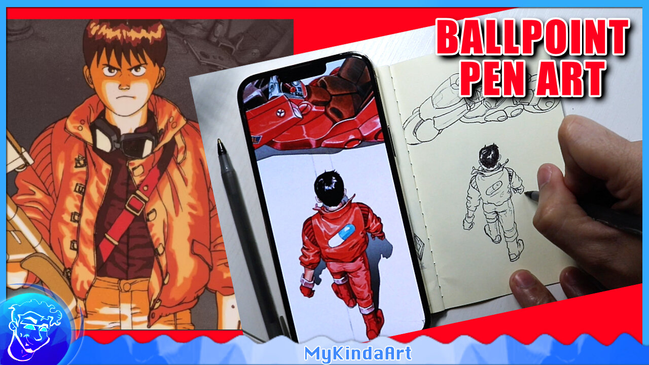 Drawing AKIRA Bike Slide - Kaneda (アニムドローイング)