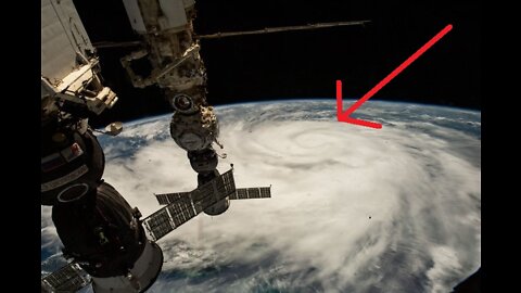 Hurricane Ian as seen from the International Space Station