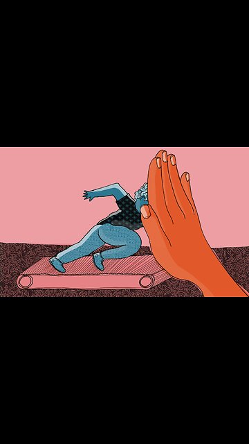 What’s this guy doing?